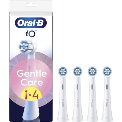 欧乐B Oral-B iO 温和护理替换刷头 白色 4支装