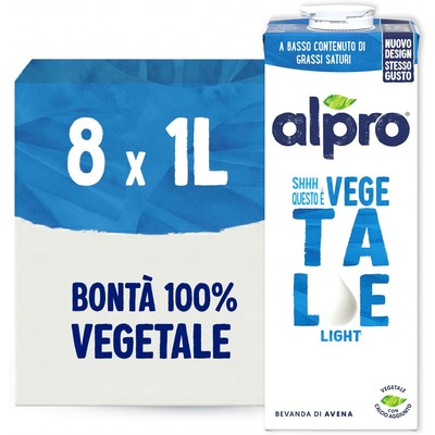 Alpro 燕麦奶 Light 轻盈款 1L×8盒