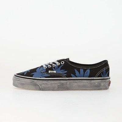 Vans LX Authentic 44蓝色花纹帆布鞋|1双