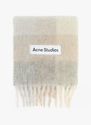 Acne Studios 混纺格纹围巾