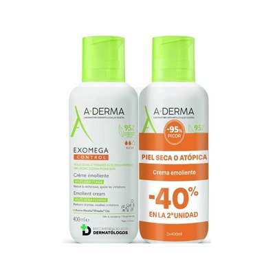 艾芙美Exomega Control身体润肤霜双瓶装2×400ml套组