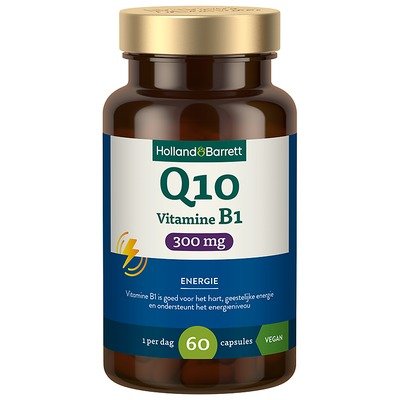 H&B Q10＋维生素B1 300mg 60胶囊