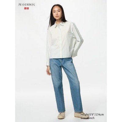 JWA 女款蓝色直筒牛仔裤4762091条