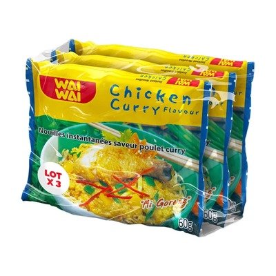 Wai Wai咖喱鸡味方便面60g×3包
