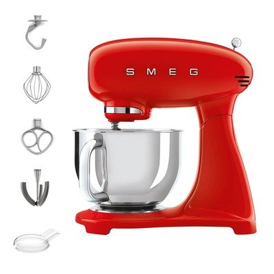 Smeg SMF03RDEU 4.8L 800W 红色厨师机