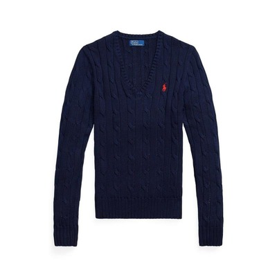 Polo Ralph Lauren V领麻花毛衣