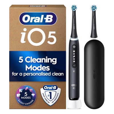 欧乐B Oral-B iO5 电动牙刷 黑色(含旅行盒+备用刷头)