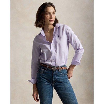 Ralph Lauren 女款淡紫色小马衬衫 经典版型