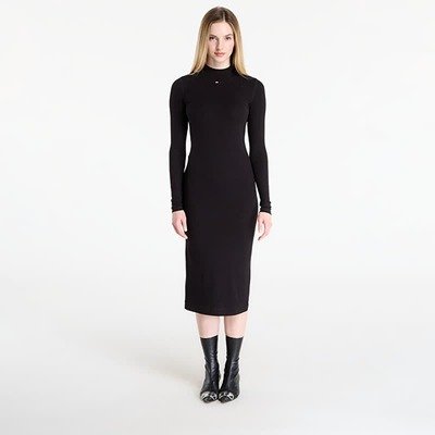 Diesel D-Mokky-Ls-Microdiv Dress 黑色连衣裙