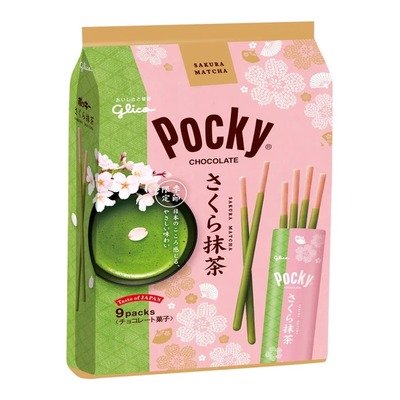 Glico Pocky樱花抹茶饼干棒101.6g