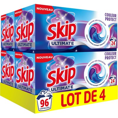 Skip Ultimate 4 合 1 洗衣凝珠 色彩呵护 4×24 次