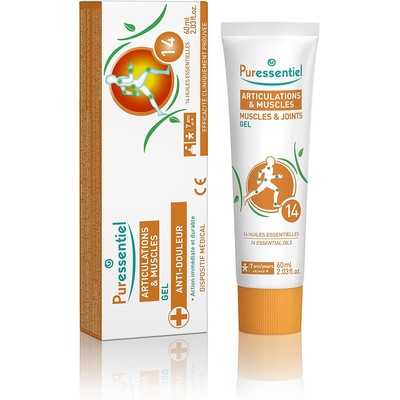 Puressentiel 14种精油舒缓凝胶60ml6€,订阅价,关节肌肉用