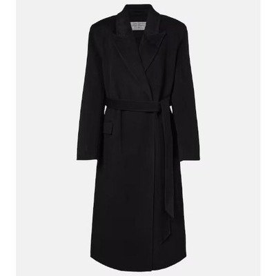 Acne Studios 羊毛羊绒裹身大衣