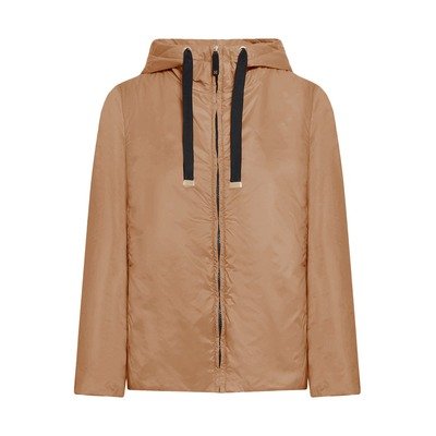 Max Mara The Cube深蜜色连帽夹棉外套