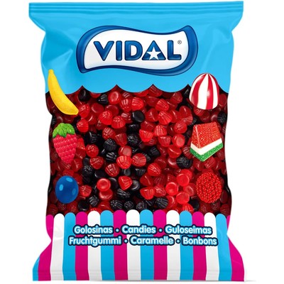Vidal 黑莓造型糖果 1kg装