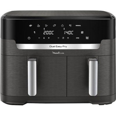 Moulinex Easy Fry Dual XXL双篮空气炸锅11L