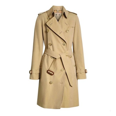 Burberry Kensington 中长防泼水风衣
