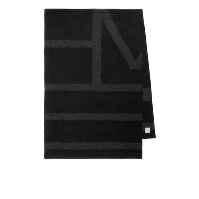 Toteme MONOGRAM TWILL SCARF