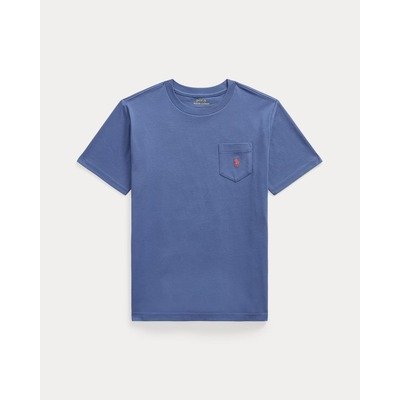 Ralph Lauren 男童蓝色小马口袋T恤