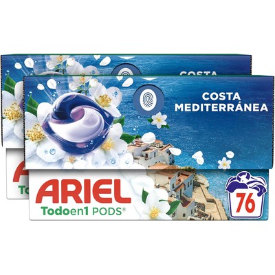 碧浪 Ariel 三合一洗衣凝珠 地中海海岸限定款（海风 + 茉莉香）76 颗