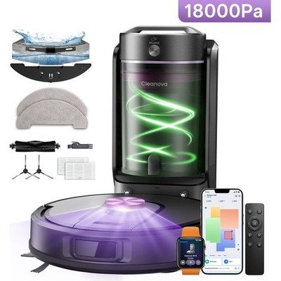 Vactidy Cleanova W15自动集尘扫拖机器人