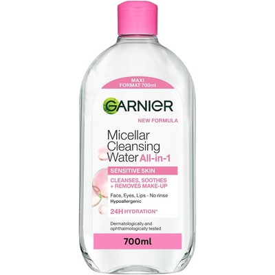 卡尼尔 Garnier 敏感肌胶束卸妆水 All-in-1 700ml