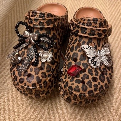 豹纹洞洞鞋 Classic Animal Clog(2LD)