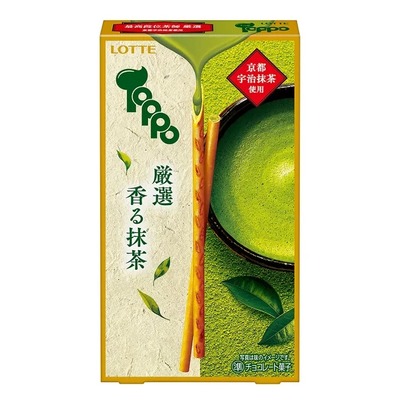 LOTTE 乐天Toppo抹茶饼干 72g