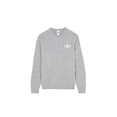 adidas Knitted Sweater针织毛衣(灰)