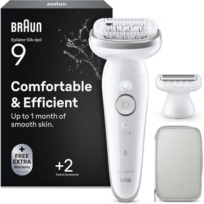 Braun 博朗 Silk-épil 9 干湿两用脱毛仪 9-041(含剃毛头 + 修剪头 + 收纳包)