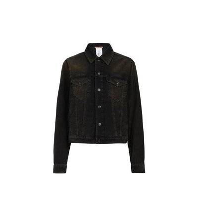 Acne Studios 黑色棉质灯芯绒天鹅绒夹克