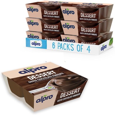 Alpro 黑巧克力植物蛋白布丁 125g×24杯