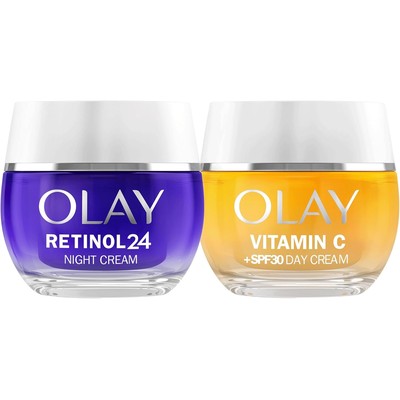 Olay 玉兰油 Retinol24 夜霜 + Vitamin C+ SPF30 日霜 各50ml