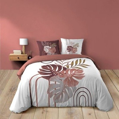 Douceur D'Intérieur植物纹纯棉被套组240×220cm·3件