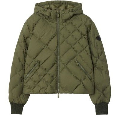 Burberry Delley格纹绗缝羽绒服