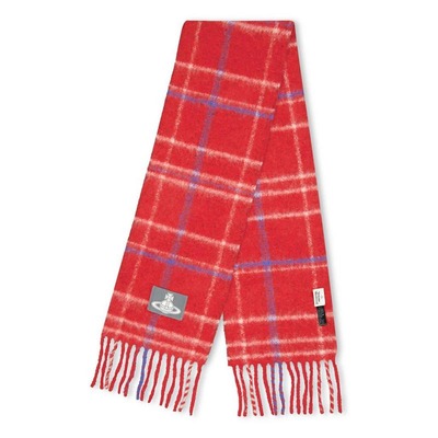 Vivienne Westwood 羊毛格纹围巾