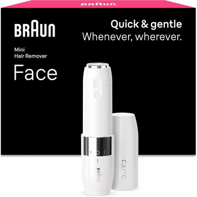 Braun 博朗 Face FS1000 女士面部脱毛仪 带精细修剪头 白色