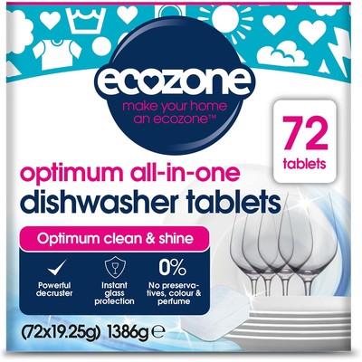 Ecozone Optimum 全效洗碗块 72颗