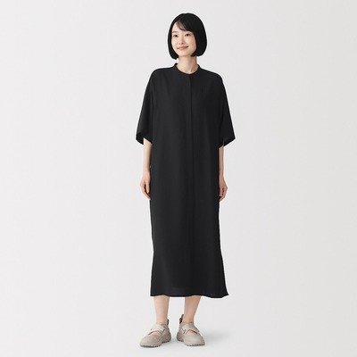 女士莱赛尔立领连衣裙