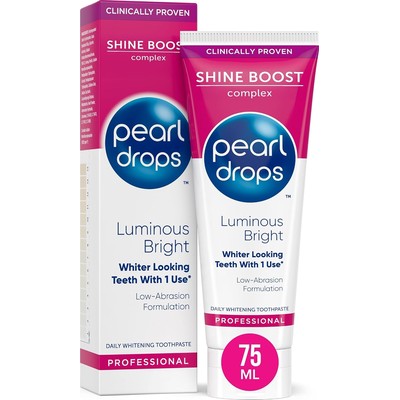 Pearl Drops美白牙膏75ml £3,低磨损