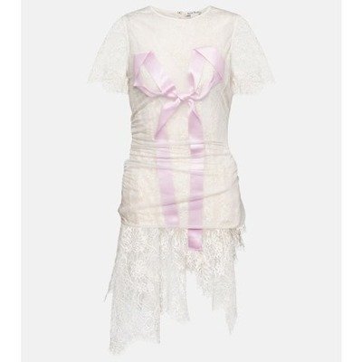 Acne Studios 蝴蝶结层叠蕾丝上衣