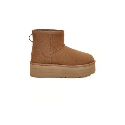 UGG Classic Mini Platform 厚底短靴|棕色