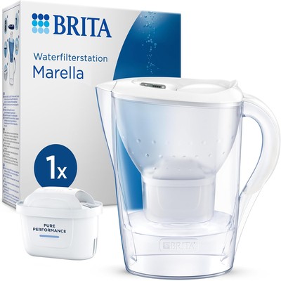 BRITA Marella 滤水壶 2.4L(含 1 只 MAXTRA PRO 滤芯)