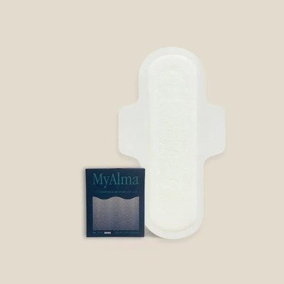 MyAlma 有机棉夜用 Super Plus 卫生巾9片