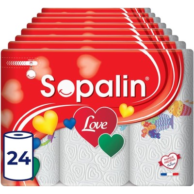 Sopalin Love 双层厨房纸 24 卷