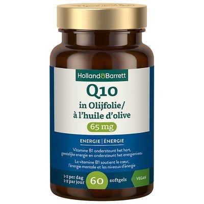 H&B Q10＋维生素B1橄榄油配方65mg 60软胶囊×2瓶