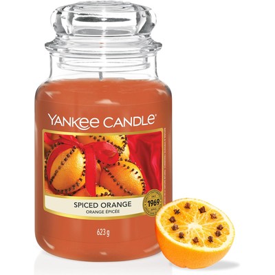扬基 Yankee Candle 大号玻璃罐香薰蜡烛 Spiced Orange 香橙 623g