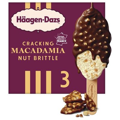 Häagen-Dazs 夏威夷果仁脆皮雪糕棒 3支装