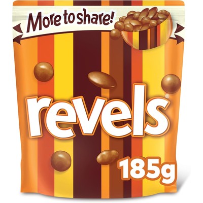 Revels 什锦夹心牛奶巧克力 分享装 185g
