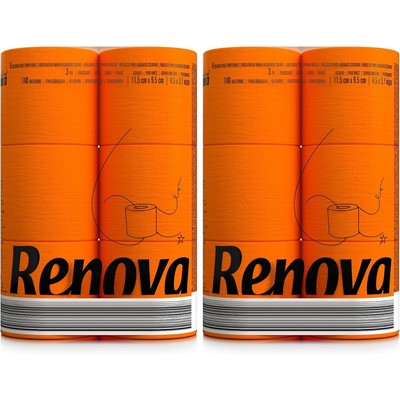 Renova Black Label 橙色三层卫生纸